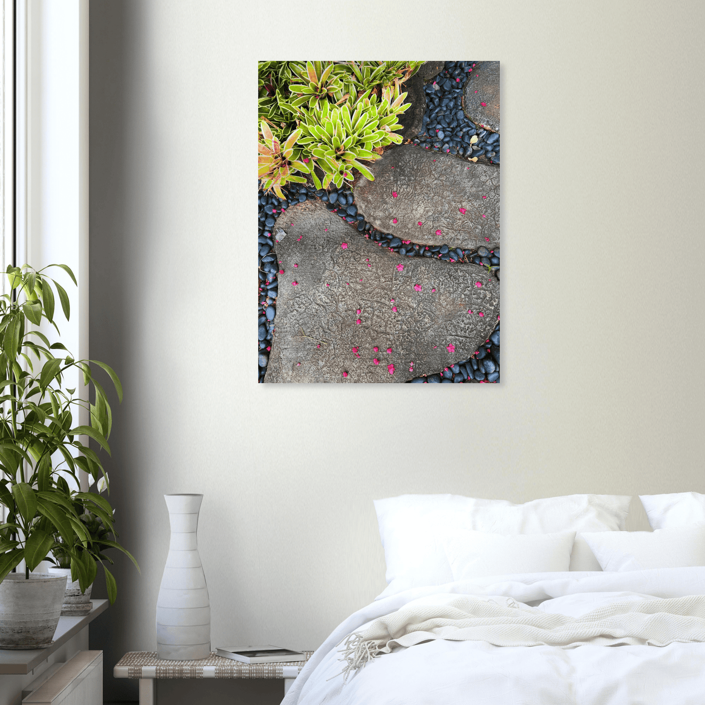 Steps in Paradise Brushed Aluminum Print