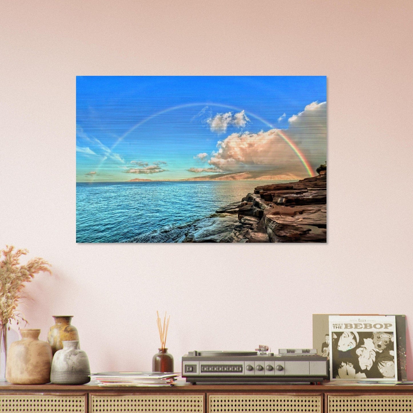 Hawaiian Paradise Brushed Aluminum Print