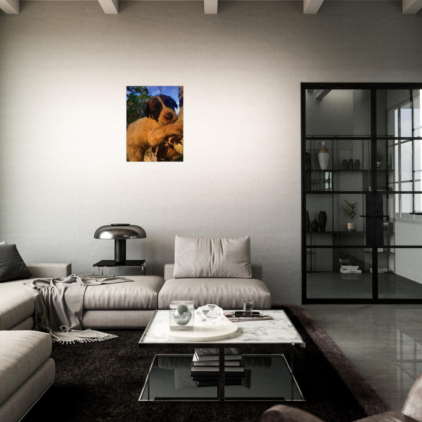 Kerochan Brushed Aluminum Print