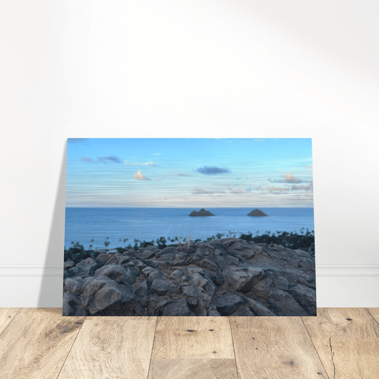Cliff Home Brushed Aluminum Print