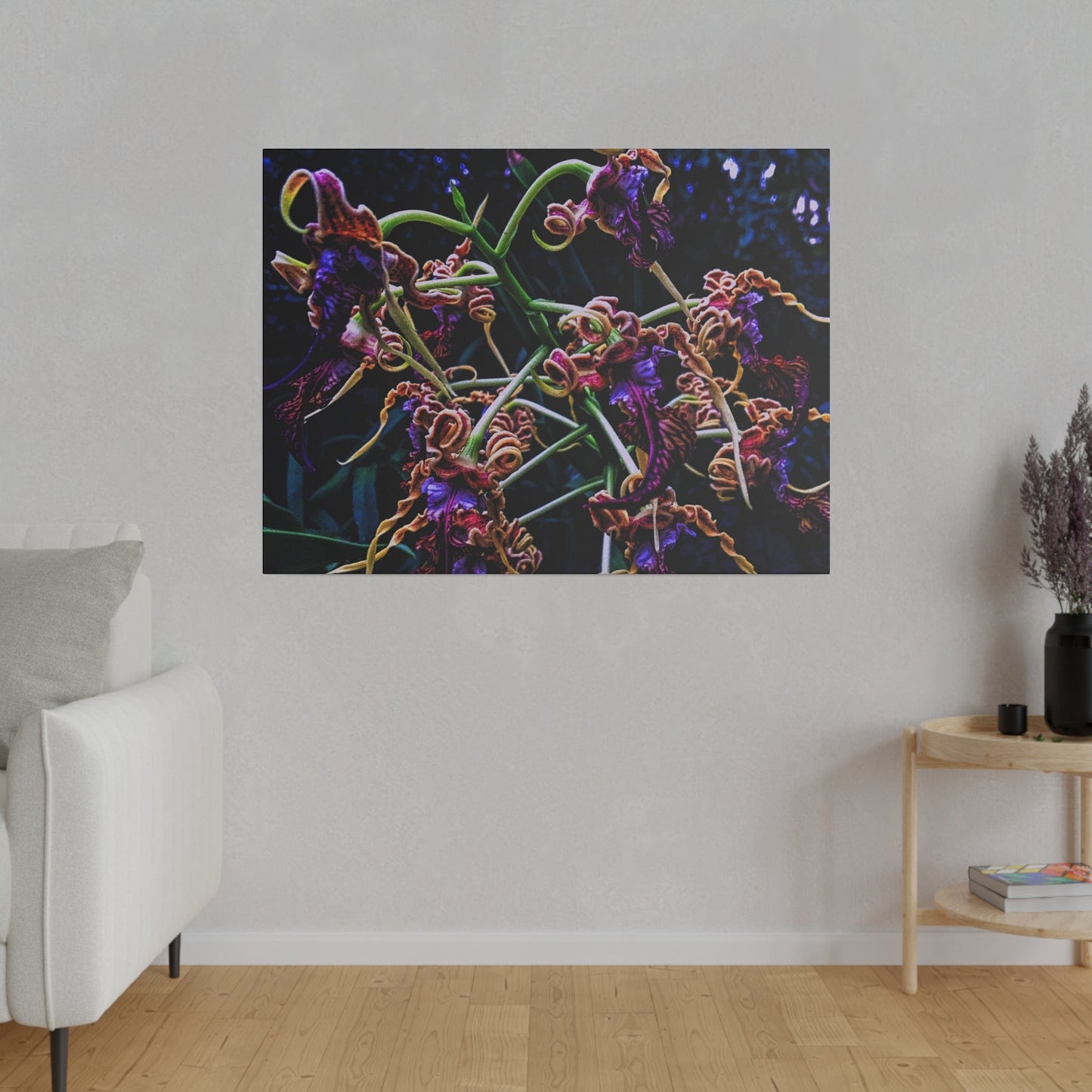 Orchidia Matte Canvas Print - PUYAVENUSTA
