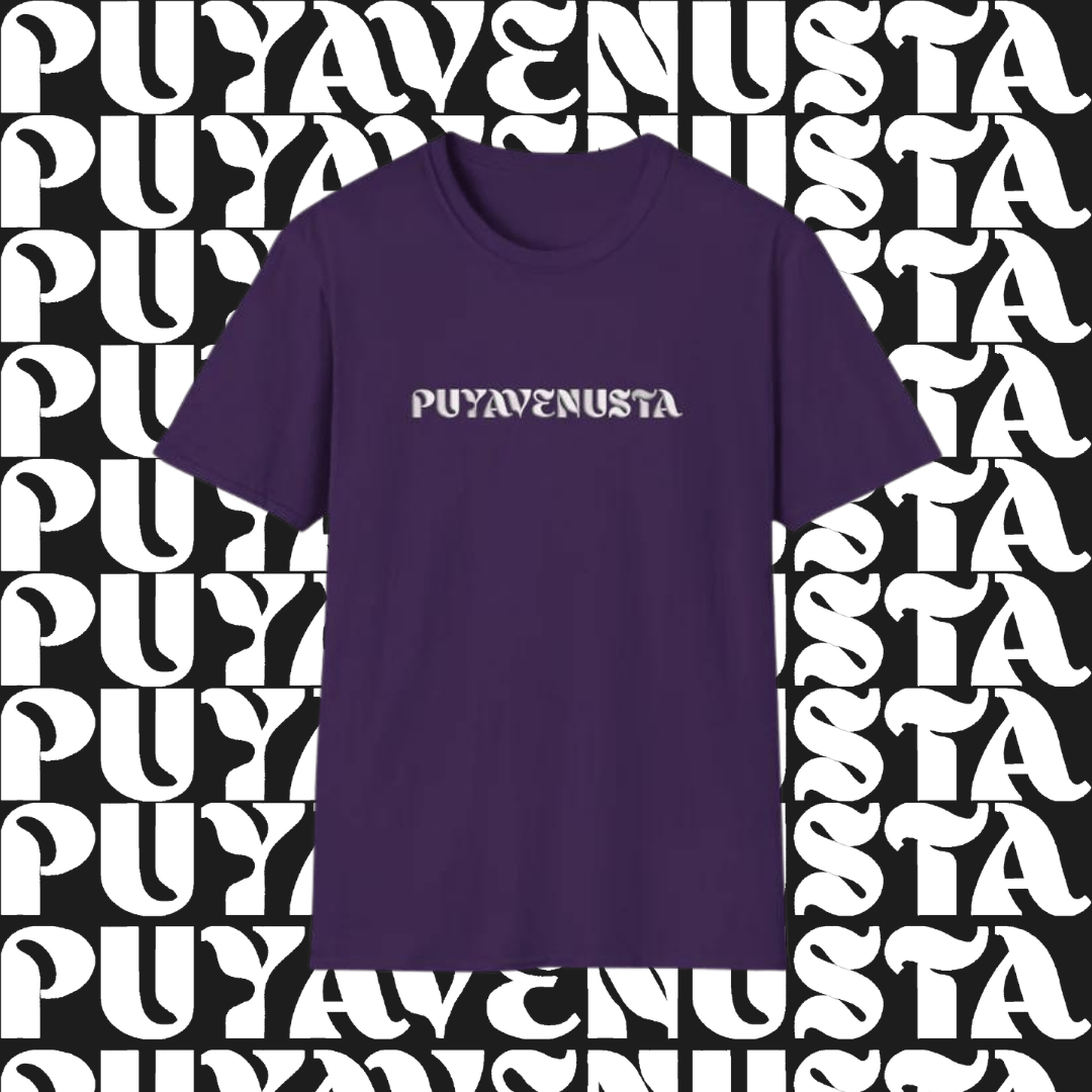 PUYAVENUSTA (WHITE LOGO) - UNISEX SOFTSTYLE T-SHIRT - PUYAVENUSTA