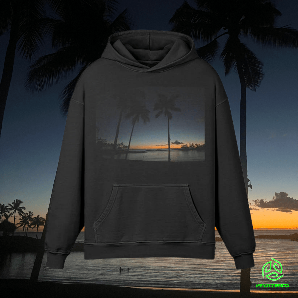 KO OLINA LAGOONS - PREMIUM COTTON HOODIE - PUYAVENUSTA