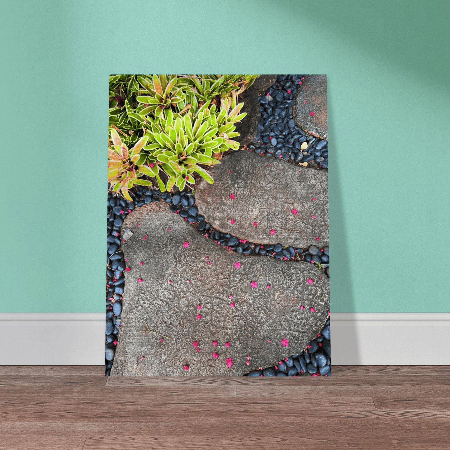 Steps in Paradise Brushed Aluminum Print