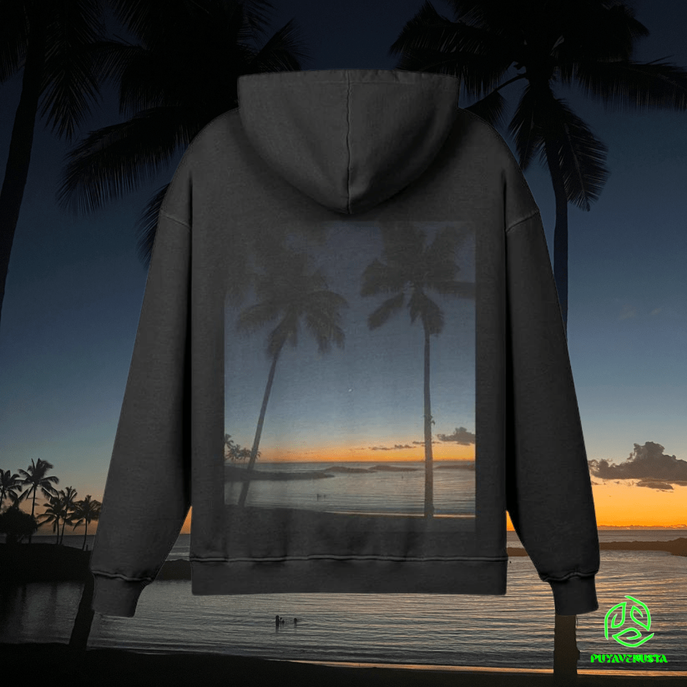 KO OLINA LAGOONS - PREMIUM COTTON HOODIE - PUYAVENUSTA
