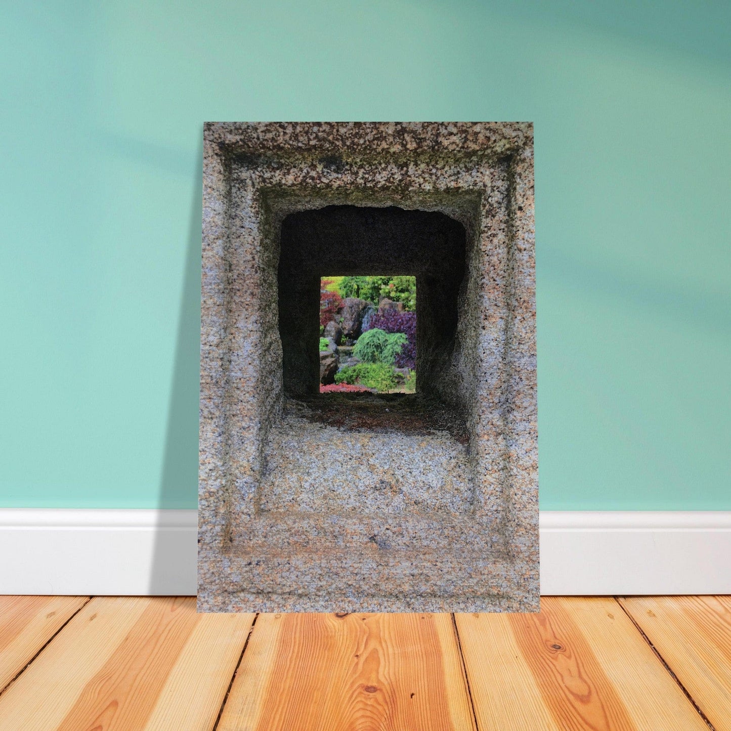 Zen Garden Brushed Aluminum Print