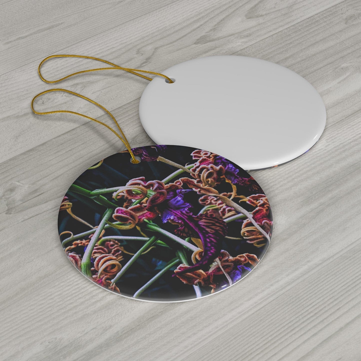 Orchidia Ceramic Ornament, 4 Shapes Available