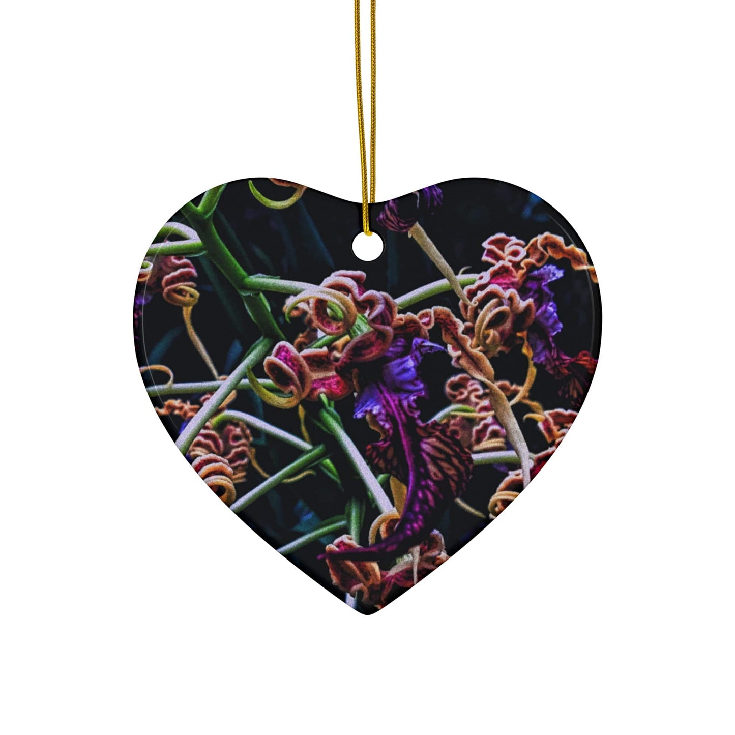 Orchidia Ceramic Ornament, 4 Shapes Available