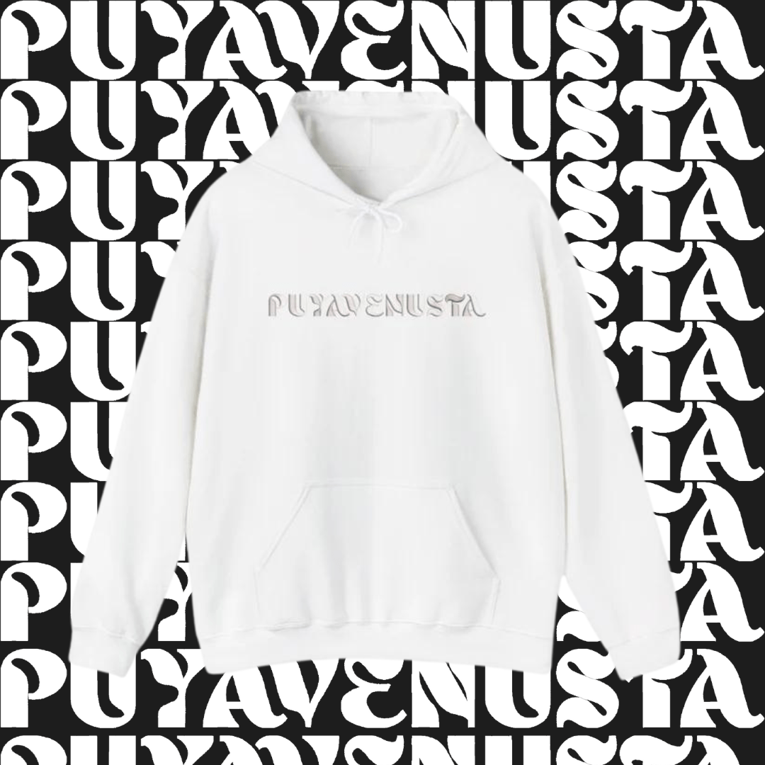 PUYAVENUSTA (WHITE LOGO) - HOODIE - PUYAVENUSTA