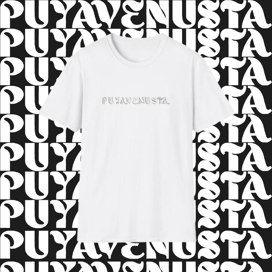 PUYAVENUSTA (WHITE LOGO) - UNISEX SOFTSTYLE T-SHIRT - PUYAVENUSTA
