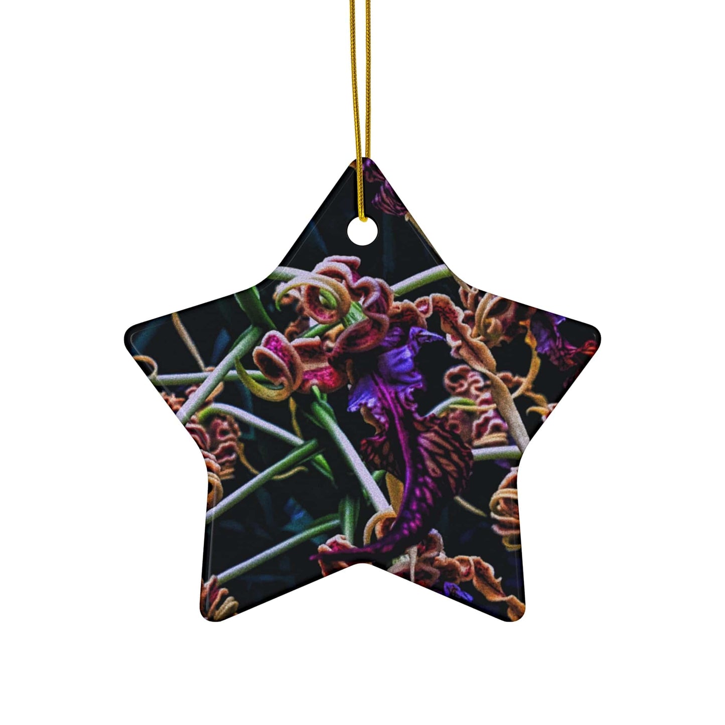 Orchidia Ceramic Ornament, 4 Shapes Available