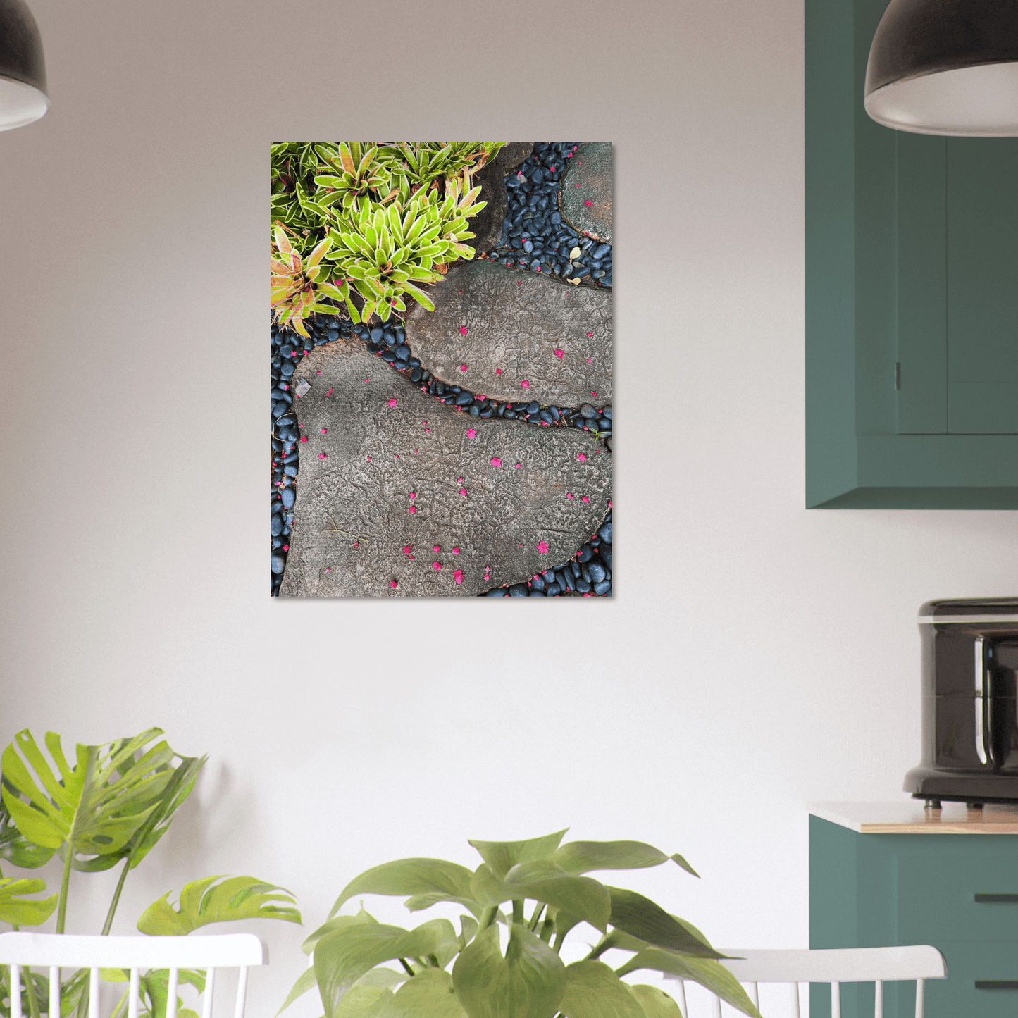 Steps in Paradise Brushed Aluminum Print