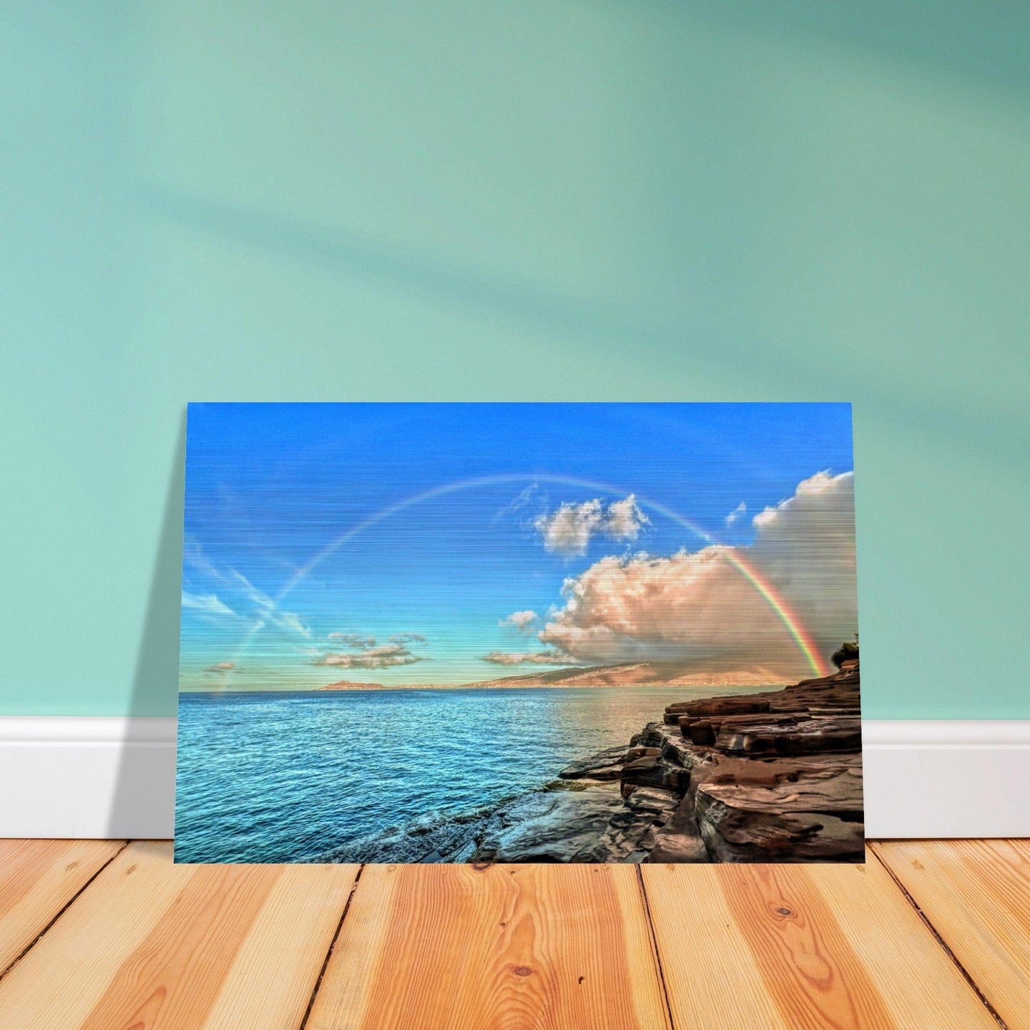 Hawaiian Paradise Brushed Aluminum Print