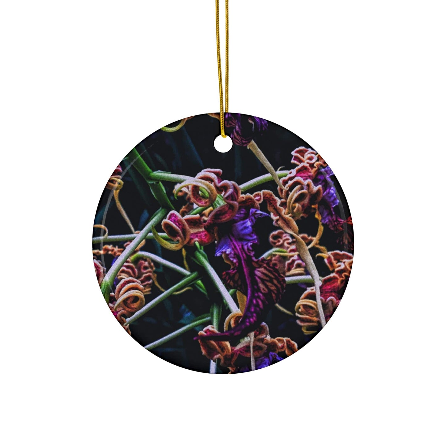 Orchidia Ceramic Ornament, 4 Shapes Available