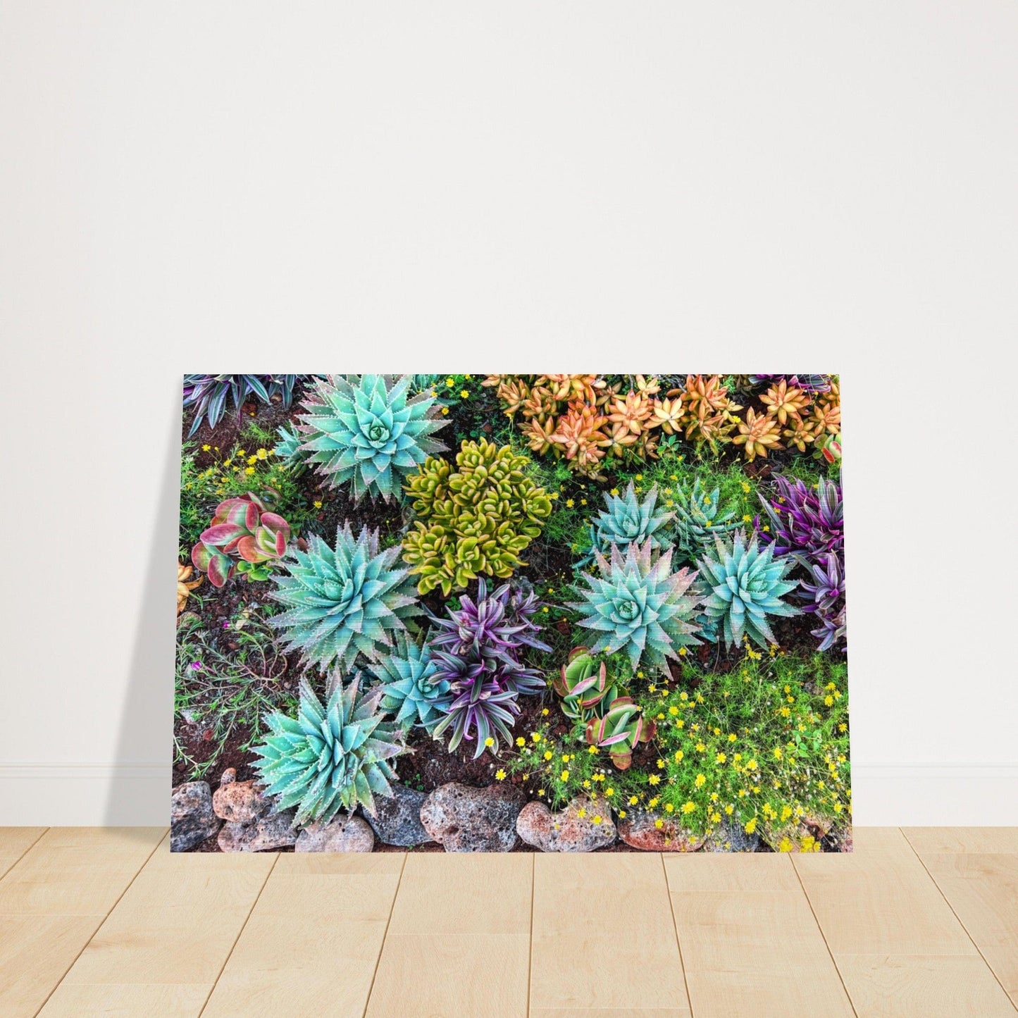 Cactus Mat Brushed Aluminum Print