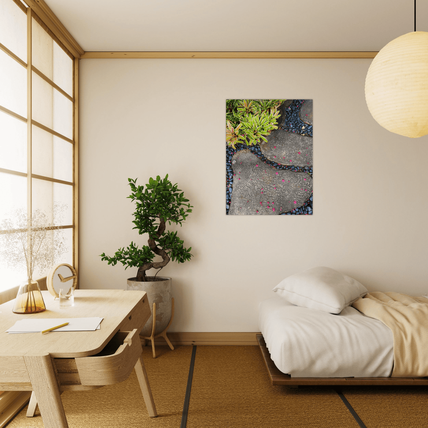 Steps in Paradise Brushed Aluminum Print