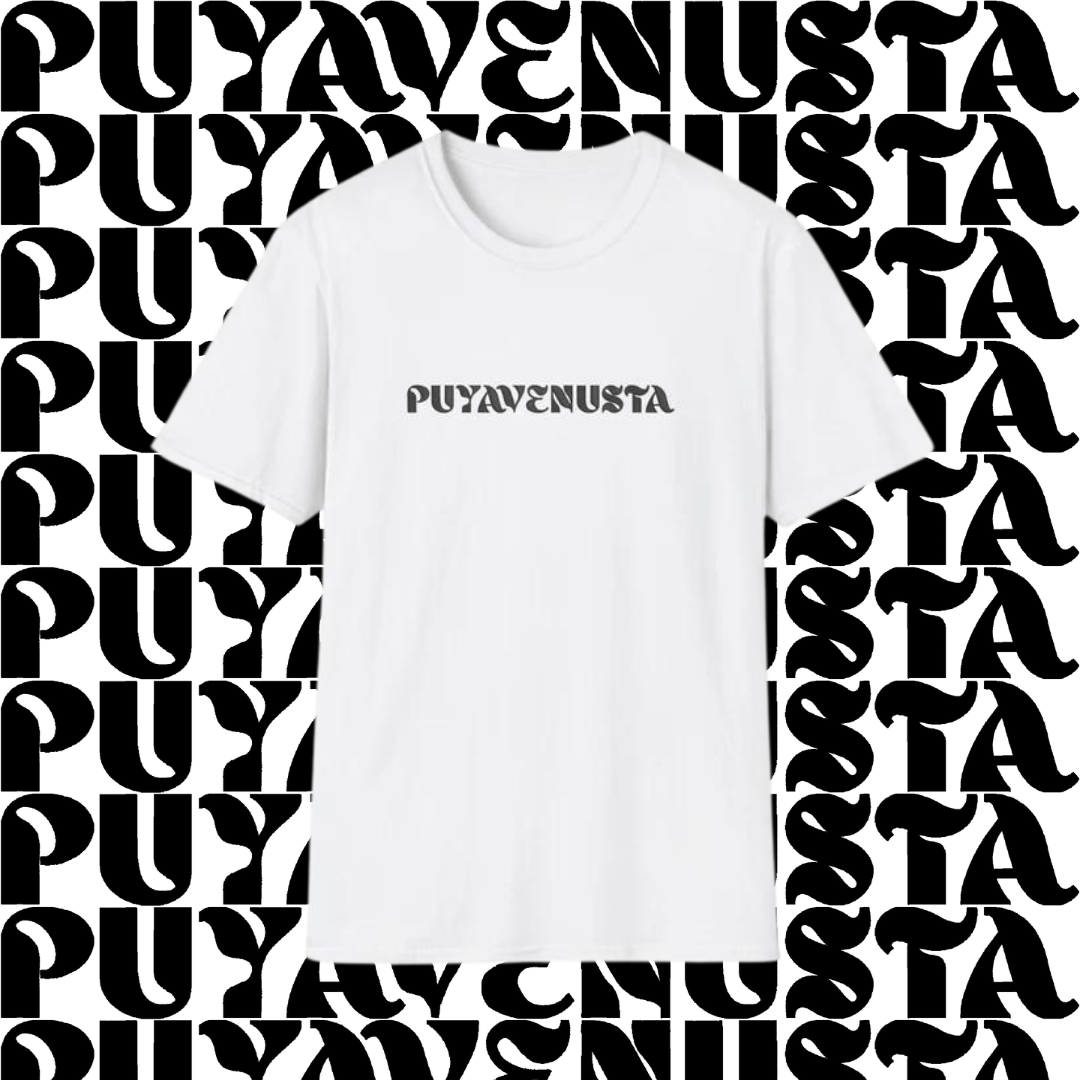 PUYAVENUSTA (BLACK LOGO) - UNISEX SOFTSTYLE T-SHIRT - PUYAVENUSTA