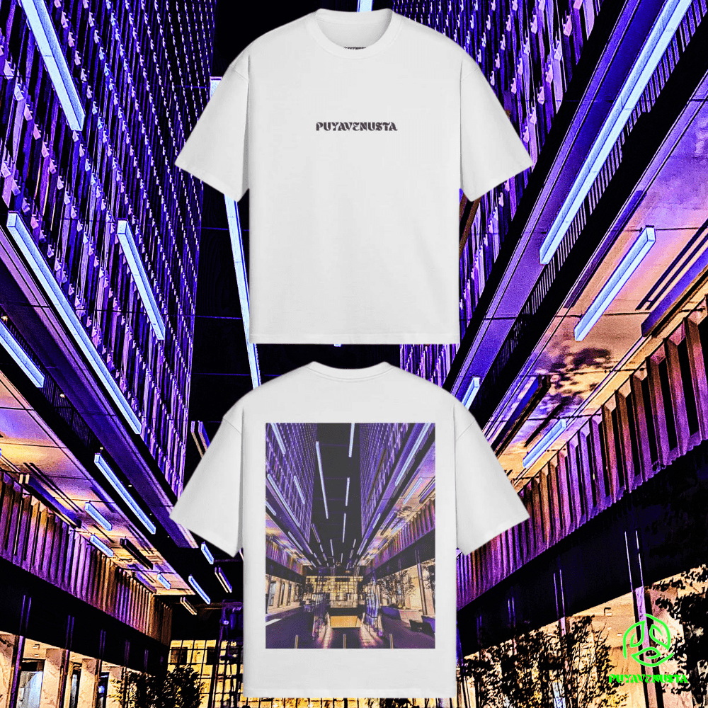 NEON ATL - PREMIUM COTTON BOXY T-SHIRT - PUYAVENUSTA