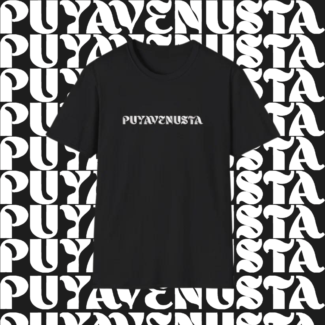PUYAVENUSTA (WHITE LOGO) - UNISEX SOFTSTYLE T-SHIRT - PUYAVENUSTA