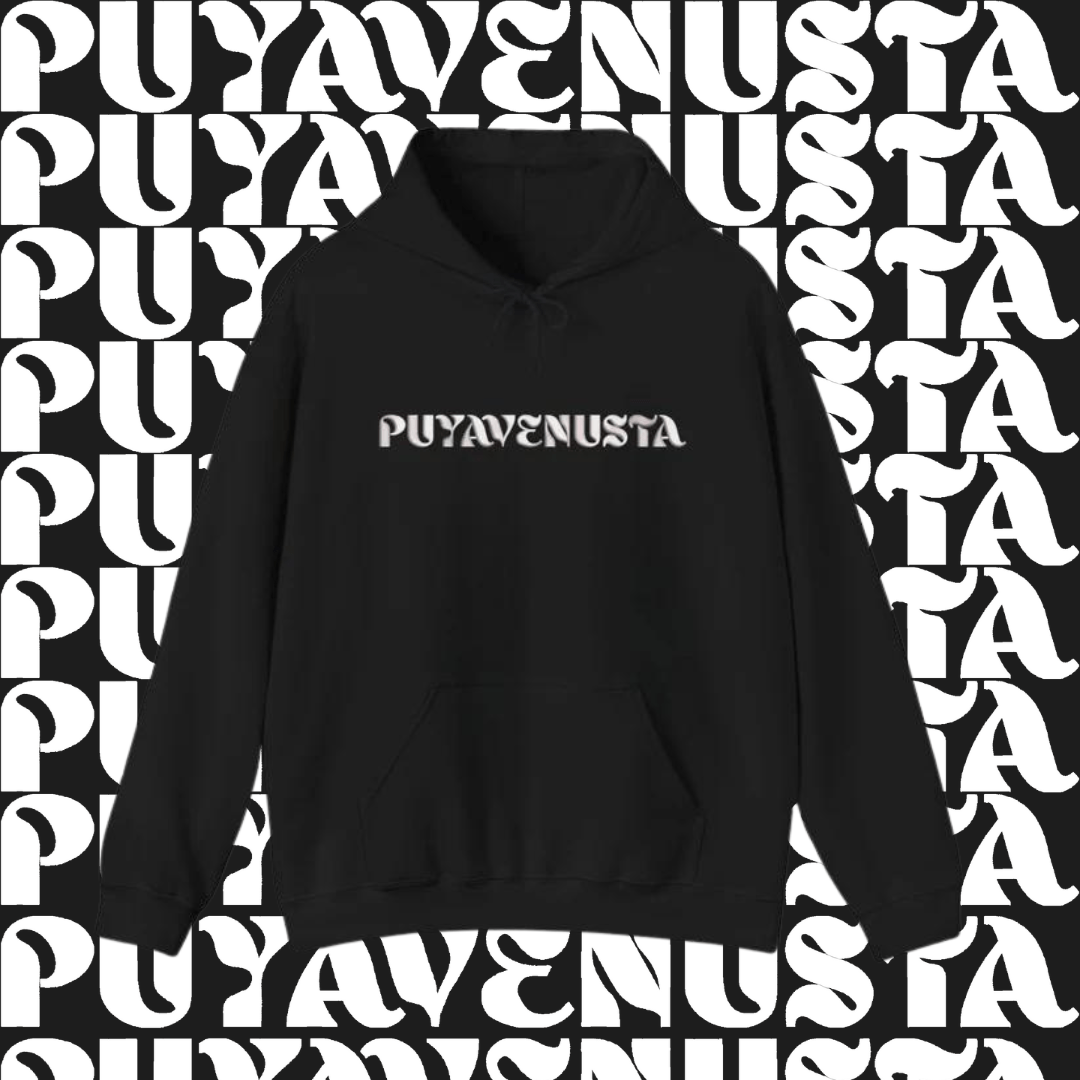 PUYAVENUSTA (WHITE LOGO) - HOODIE - PUYAVENUSTA