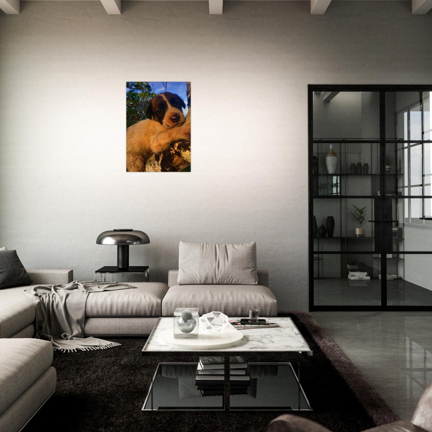 Kerochan Brushed Aluminum Print