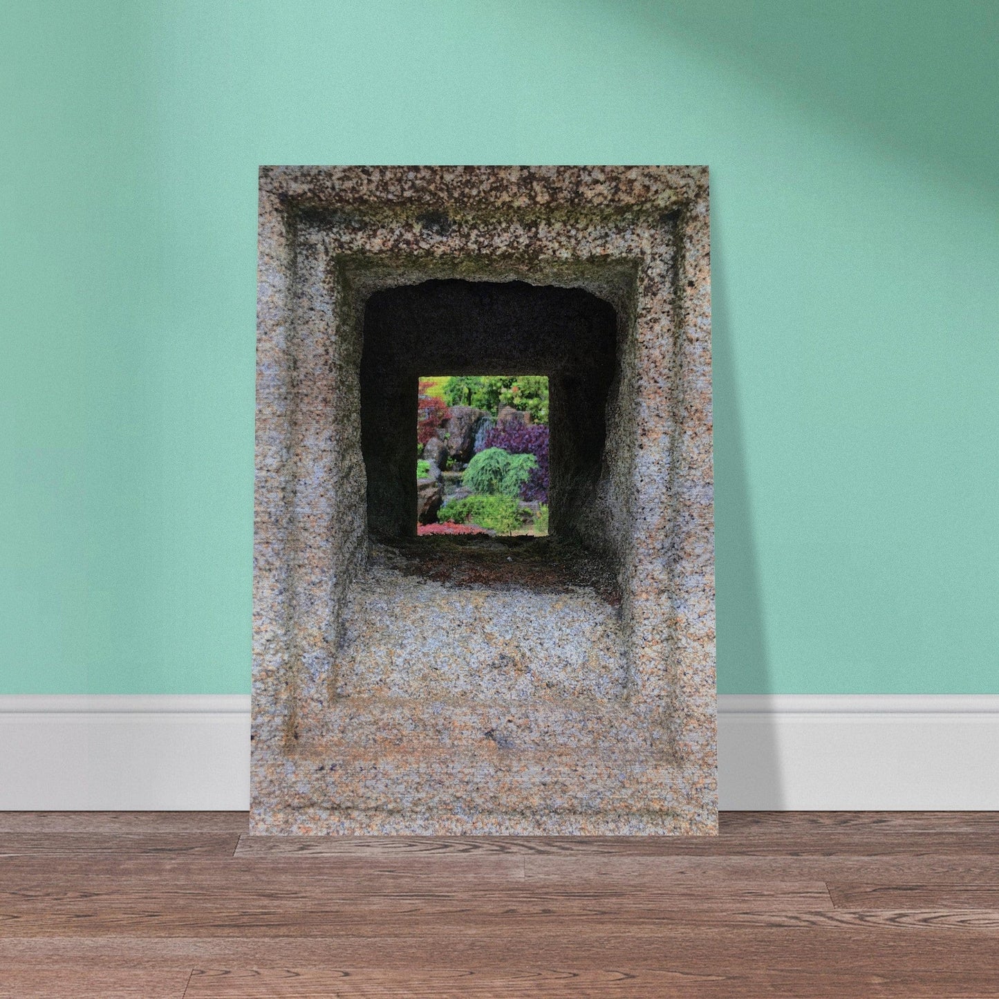 Zen Garden Brushed Aluminum Print