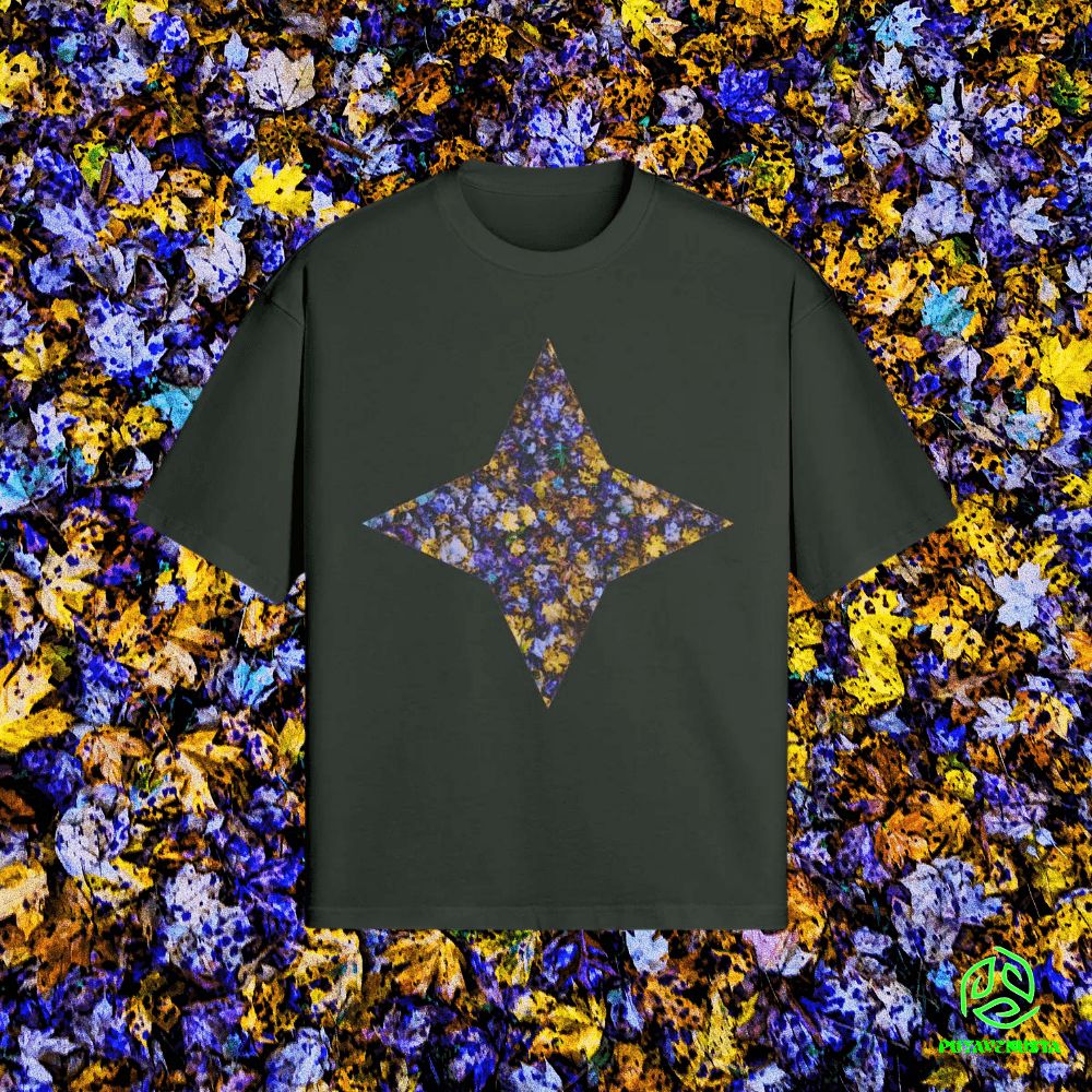 AUTUMN STAR - PREMIUM COTTON BOXY T-SHIRT - PUYAVENUSTA