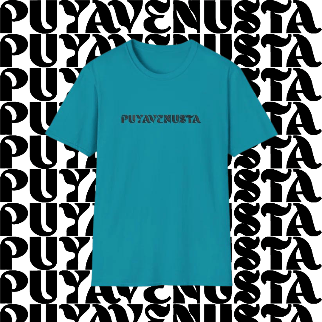 PUYAVENUSTA (BLACK LOGO) - UNISEX SOFTSTYLE T-SHIRT - PUYAVENUSTA
