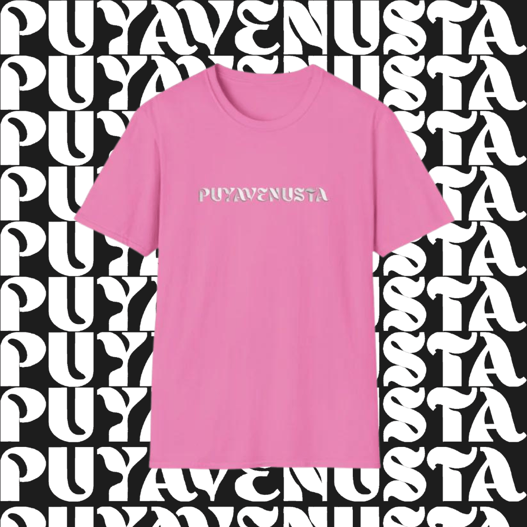 PUYAVENUSTA (WHITE LOGO) - UNISEX SOFTSTYLE T-SHIRT - PUYAVENUSTA