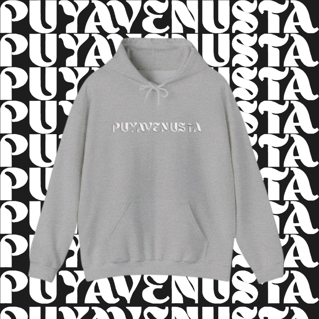 PUYAVENUSTA (WHITE LOGO) - HOODIE - PUYAVENUSTA