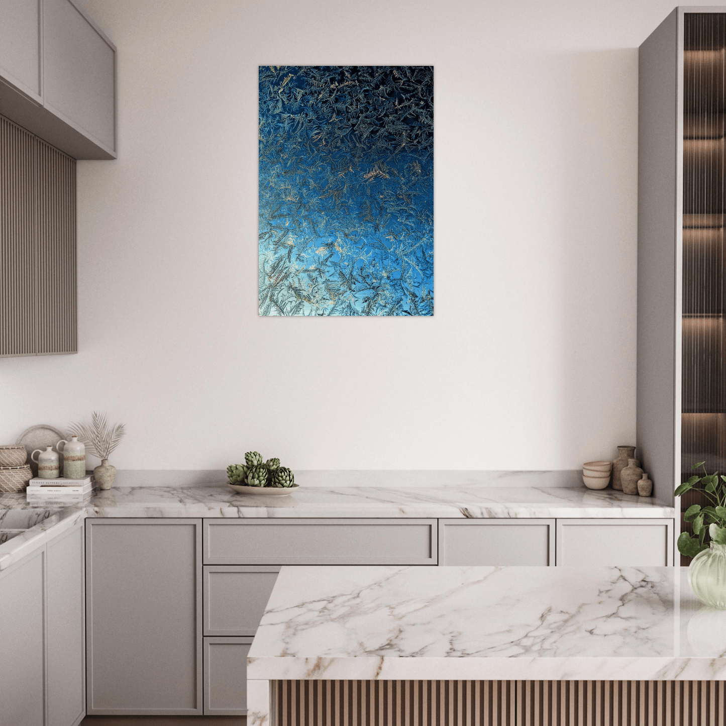 Frosted Skies Brushed Aluminum Print