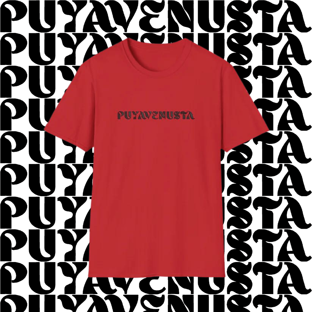 PUYAVENUSTA (BLACK LOGO) - UNISEX SOFTSTYLE T-SHIRT - PUYAVENUSTA
