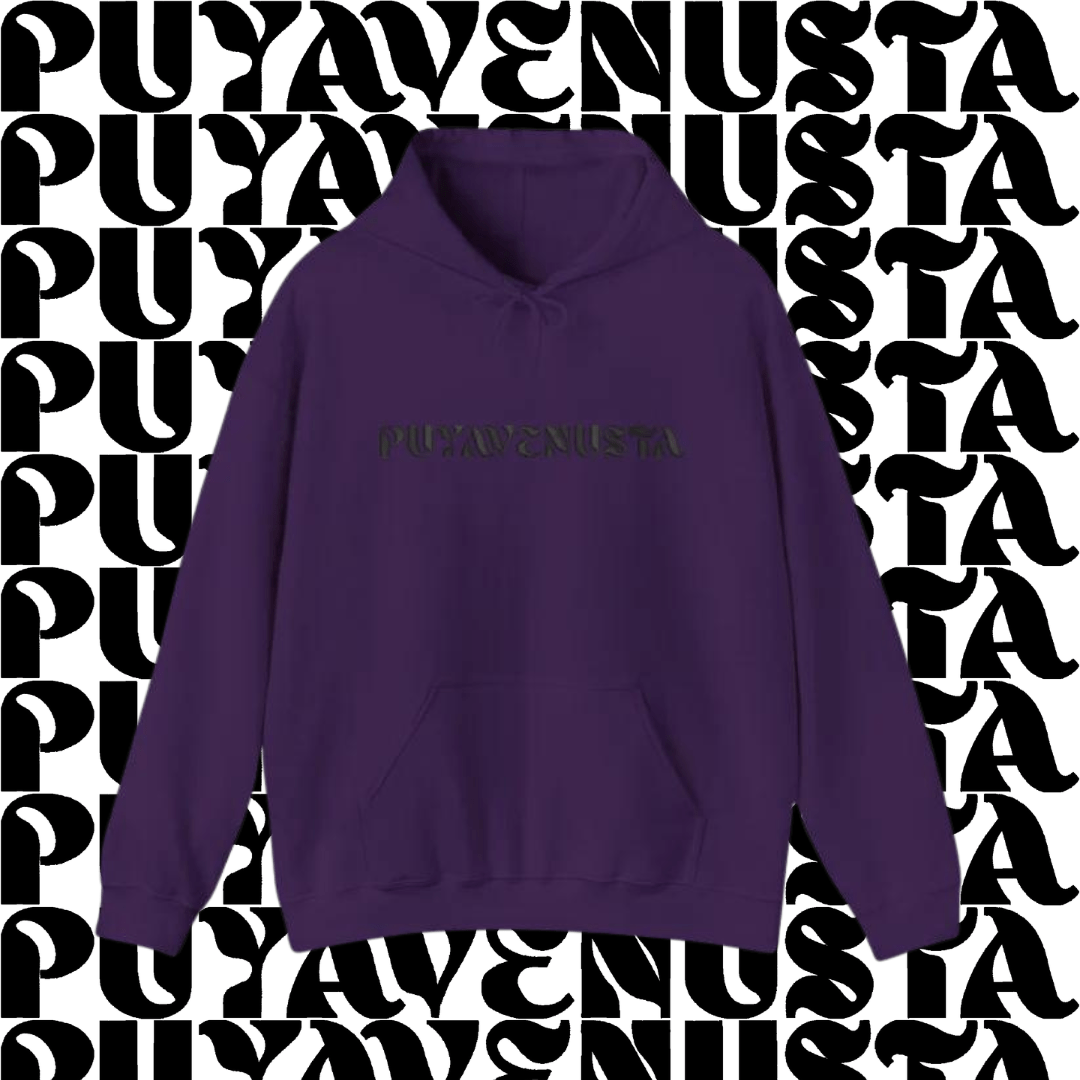 PUYAVENUSTA (BLACK LOGO) - HOODIE - PUYAVENUSTA