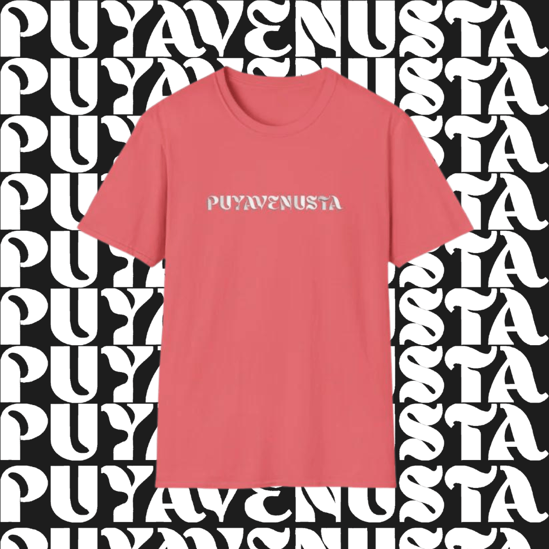 PUYAVENUSTA (WHITE LOGO) - UNISEX SOFTSTYLE T-SHIRT - PUYAVENUSTA
