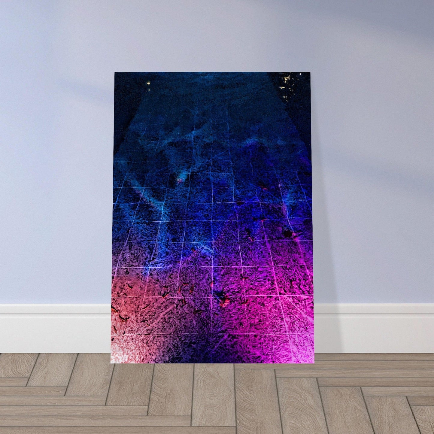 Trippy Nights Brushed Aluminum Print