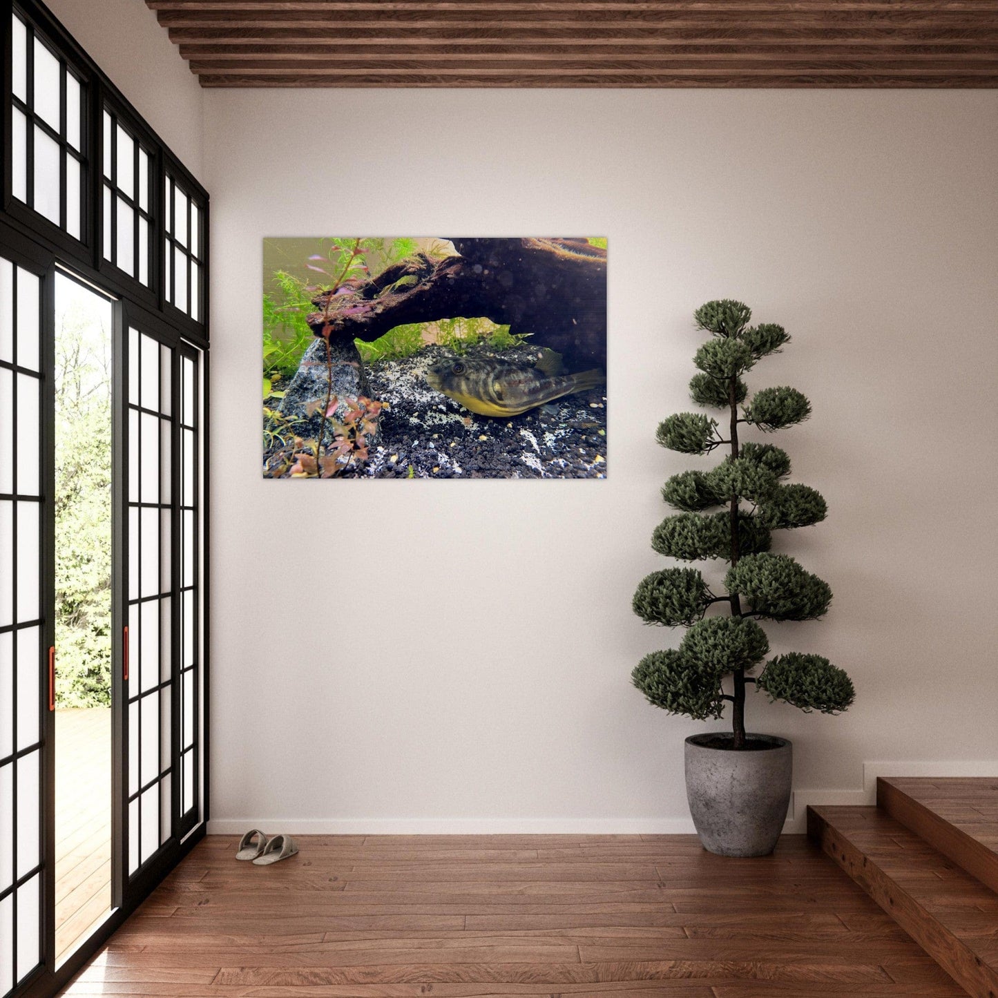 Fugukun Brushed Aluminum Print