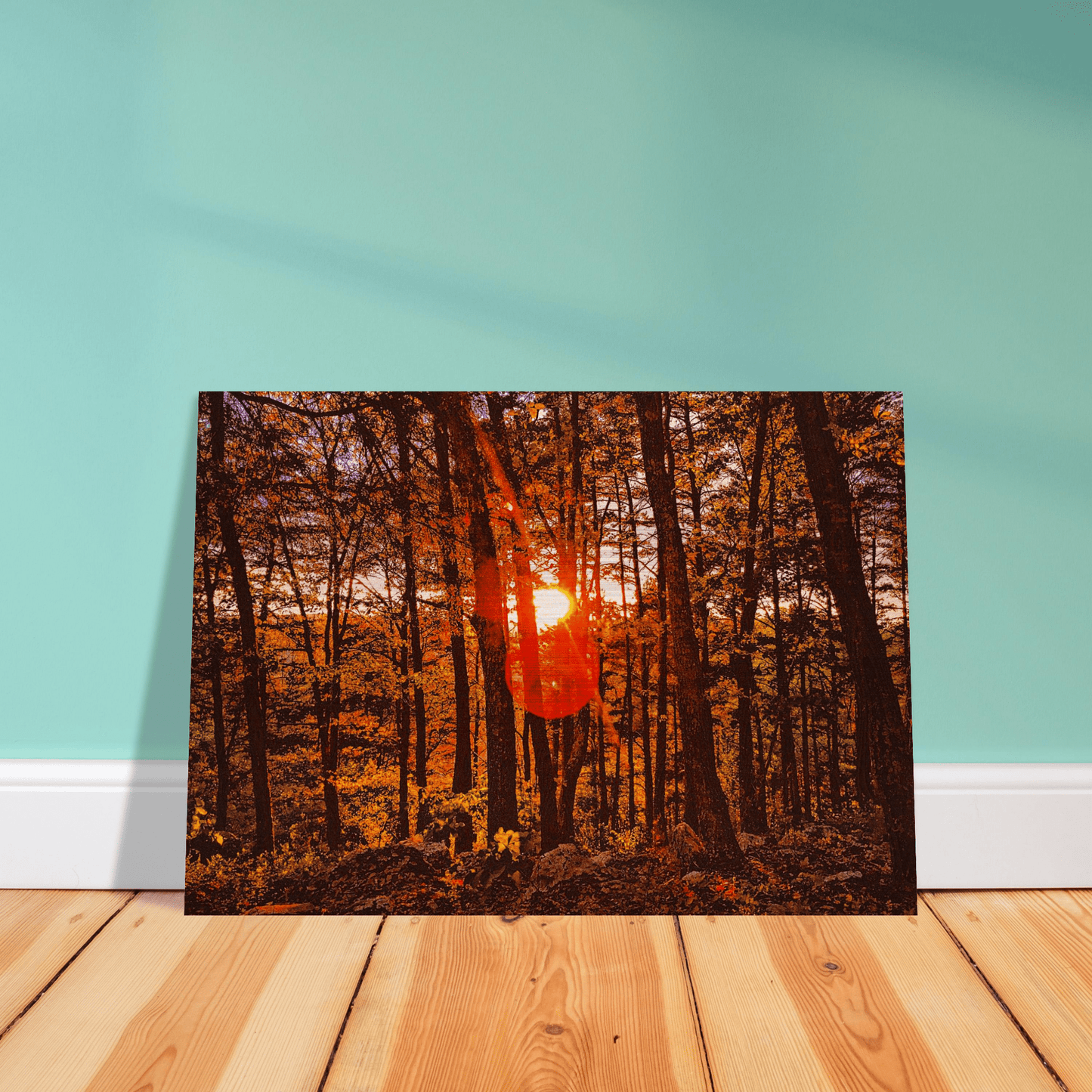 Brushed Aluminum Print Camping Dreams
