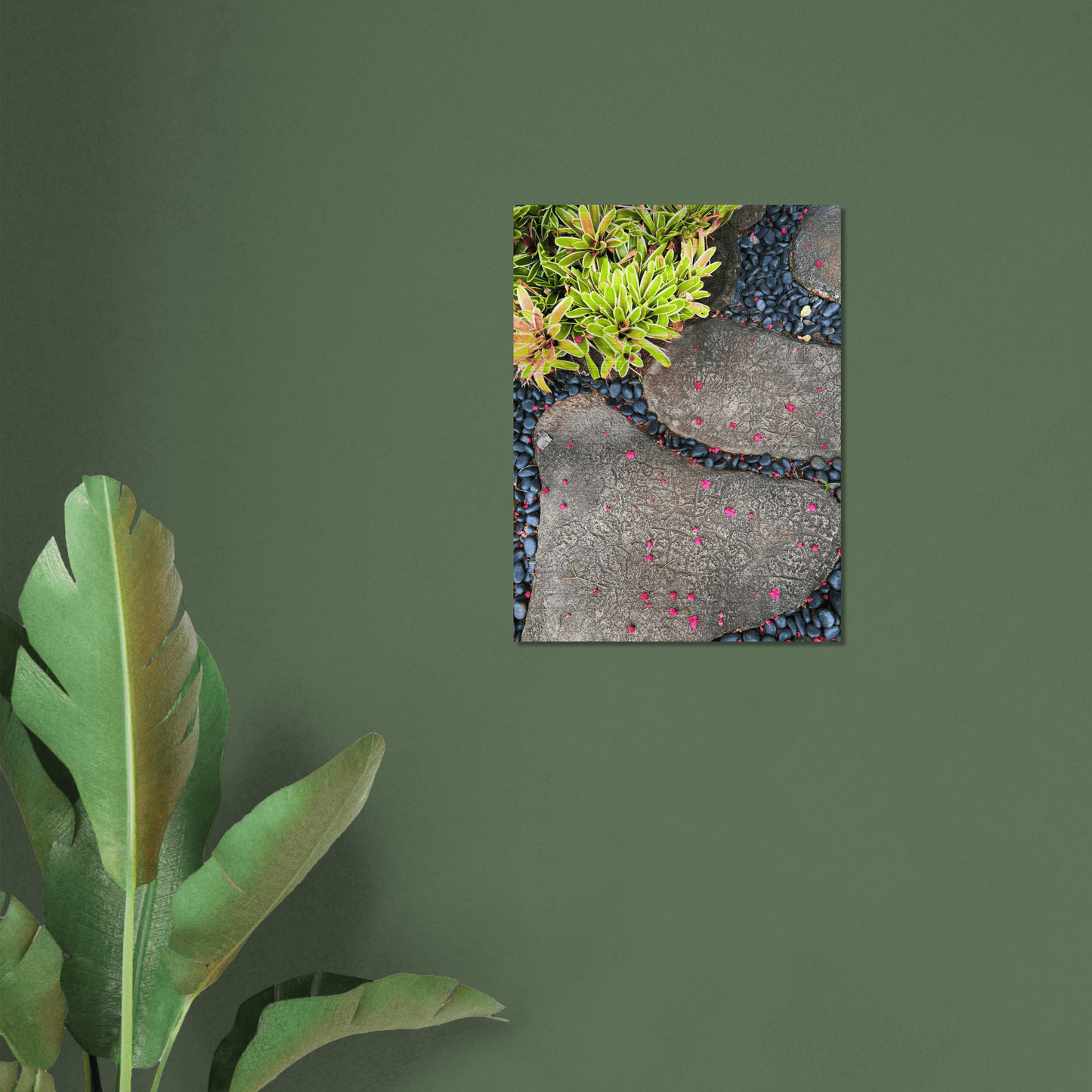 Steps in Paradise Brushed Aluminum Print