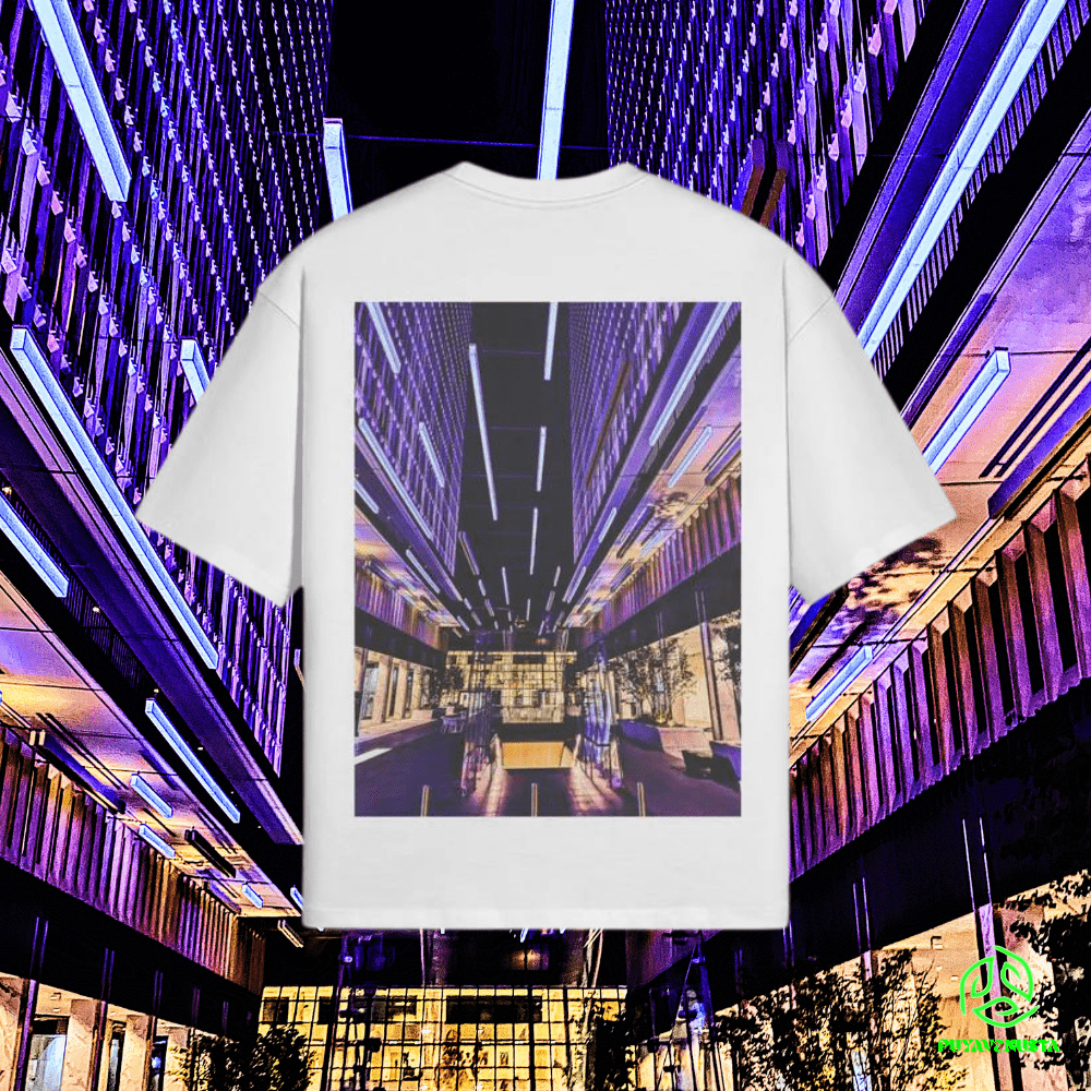 NEON ATL - PREMIUM COTTON BOXY T-SHIRT - PUYAVENUSTA