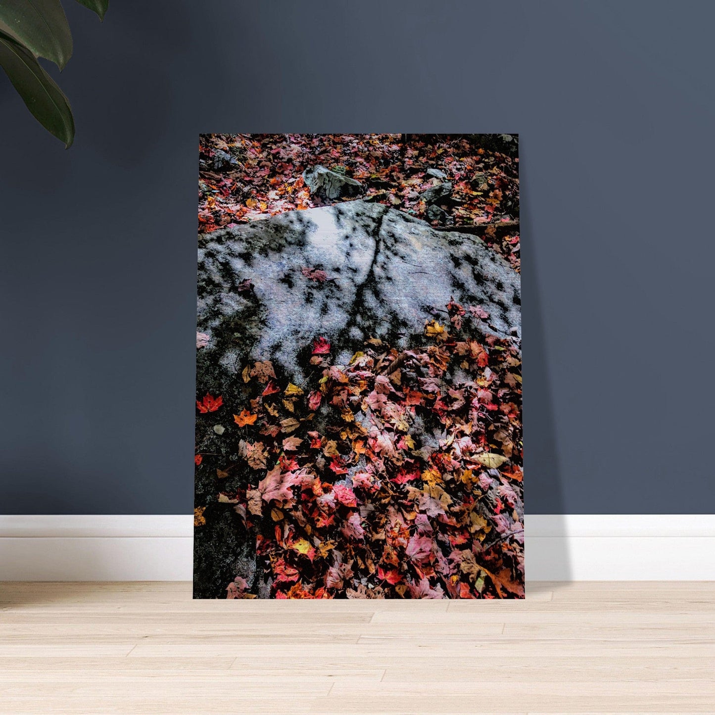 Autumn Flames Brushed Aluminum Print