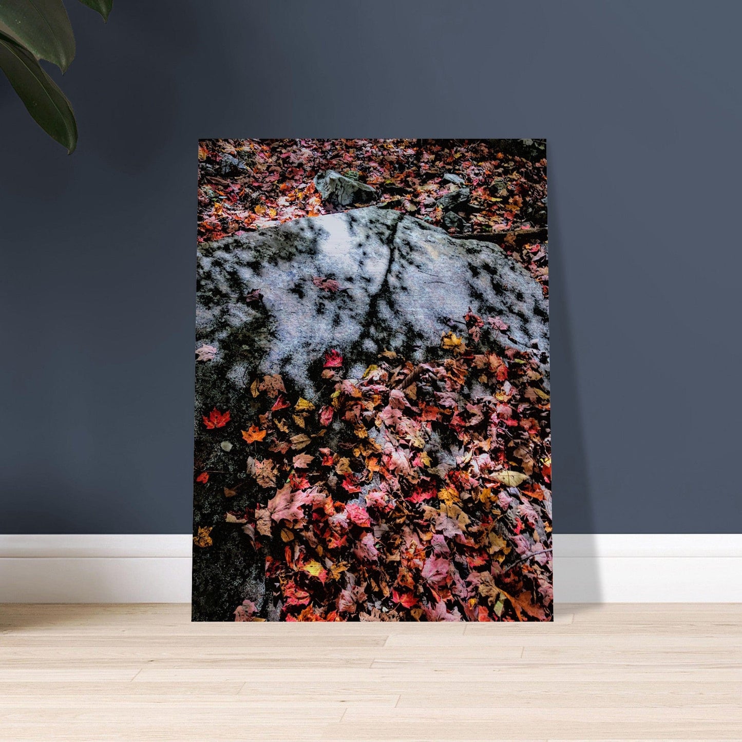 Autumn Flames Brushed Aluminum Print