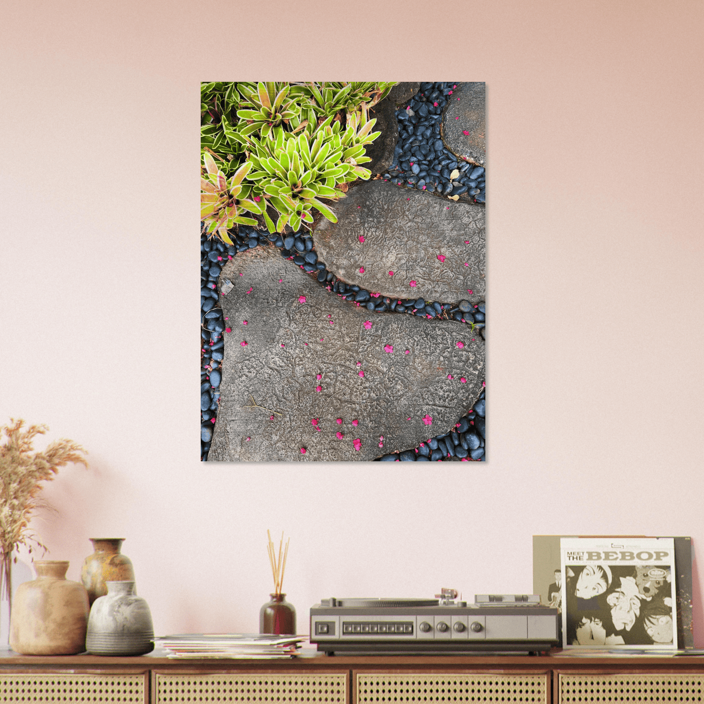 Steps in Paradise Brushed Aluminum Print