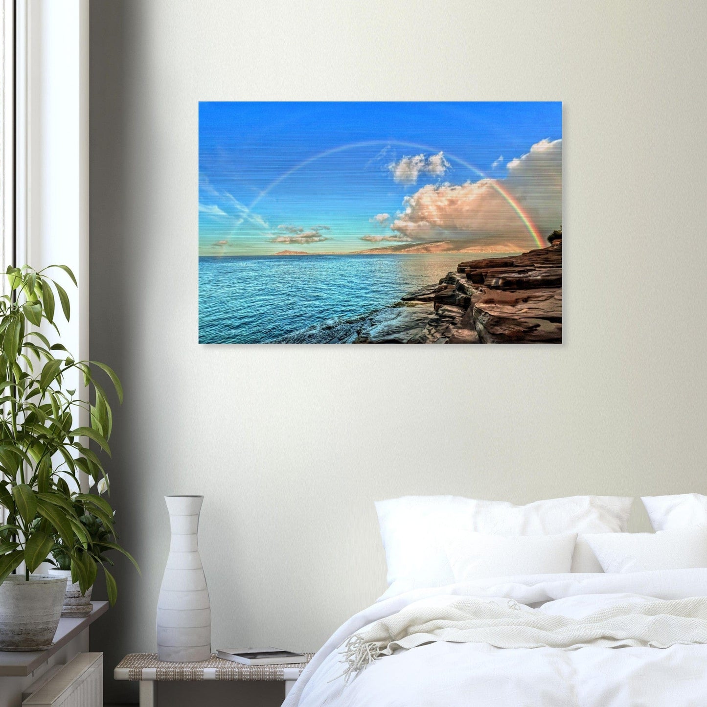Hawaiian Paradise Brushed Aluminum Print