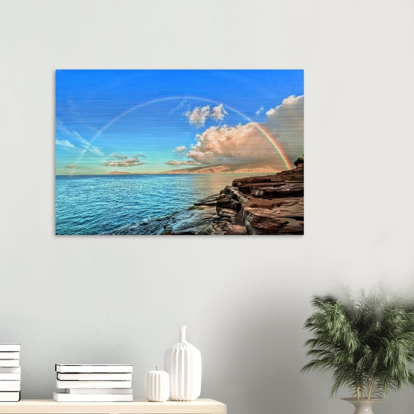 Hawaiian Paradise Brushed Aluminum Print