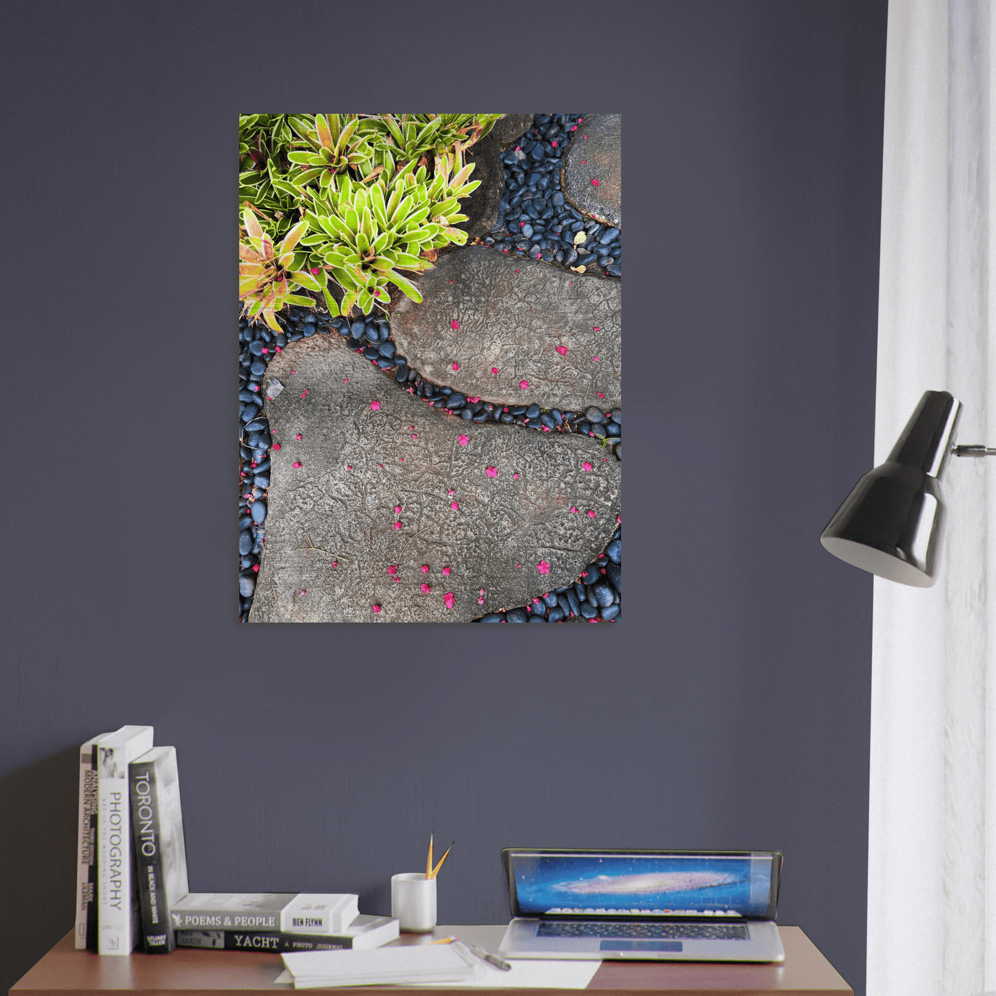 Steps in Paradise Brushed Aluminum Print
