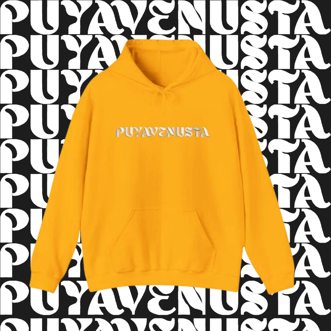 PUYAVENUSTA (WHITE LOGO) - HOODIE - PUYAVENUSTA