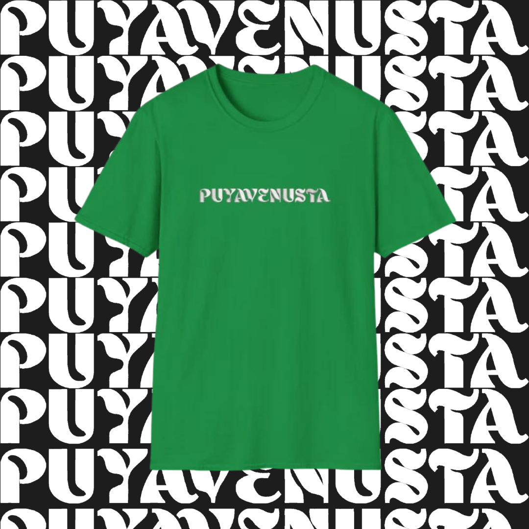 PUYAVENUSTA (WHITE LOGO) - UNISEX SOFTSTYLE T-SHIRT - PUYAVENUSTA