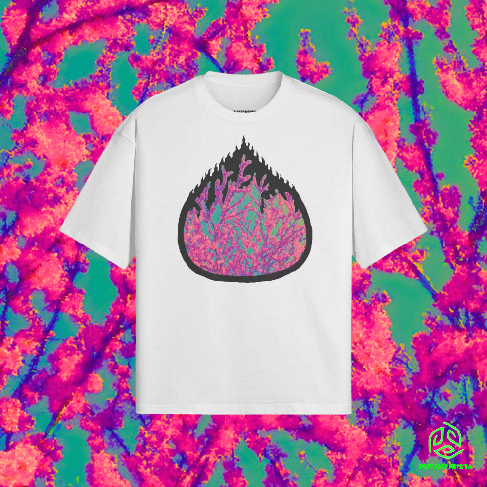 RIO FLAMES - PREMIUM COTTON BOXY T-SHIRT - PUYAVENUSTA
