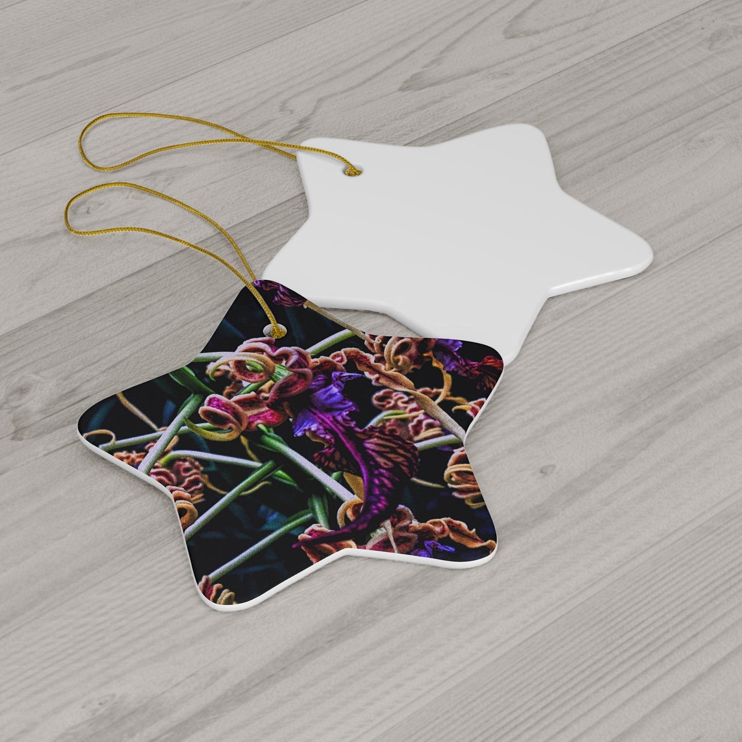 Orchidia Ceramic Ornament, 4 Shapes Available