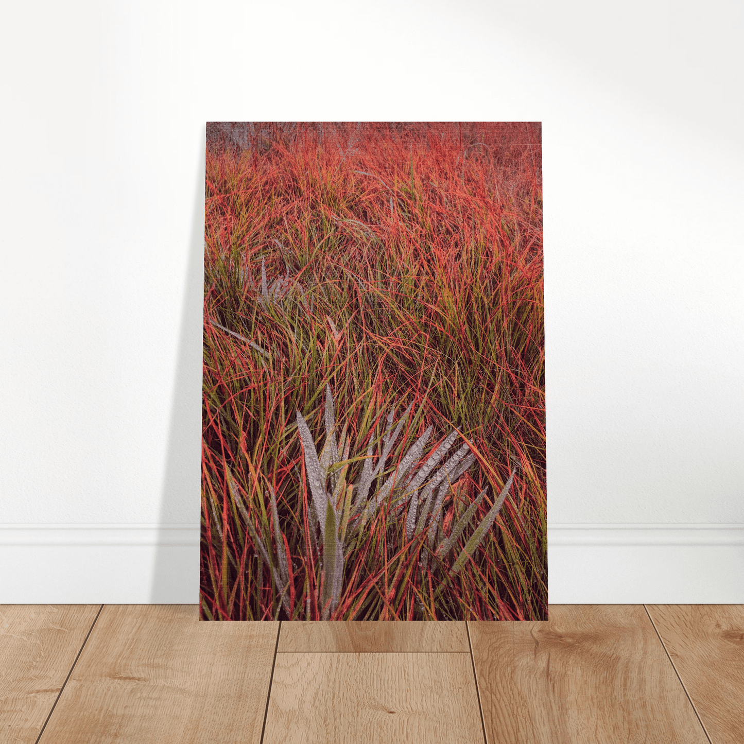 Sea of Fire Brushed Aluminum Print